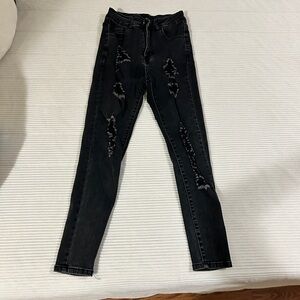 Off black jeans for women